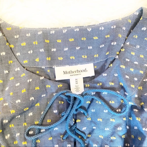 Motherhood Maternity Short Sleeve Tunic Top Sz M - Picture 3 of 3